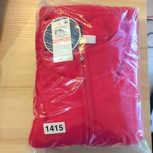 New Zeroproof Red Fleece Jacket Sz 2X